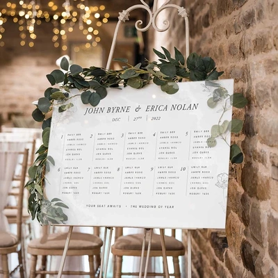  Wedding - Table - Plan