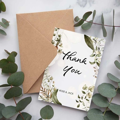  Wedding - Thank - You - Cards