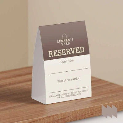  Printed - Tent - Card
