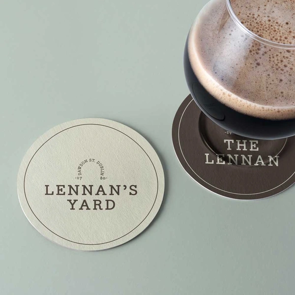  Custom - Printed - Round - Beermat