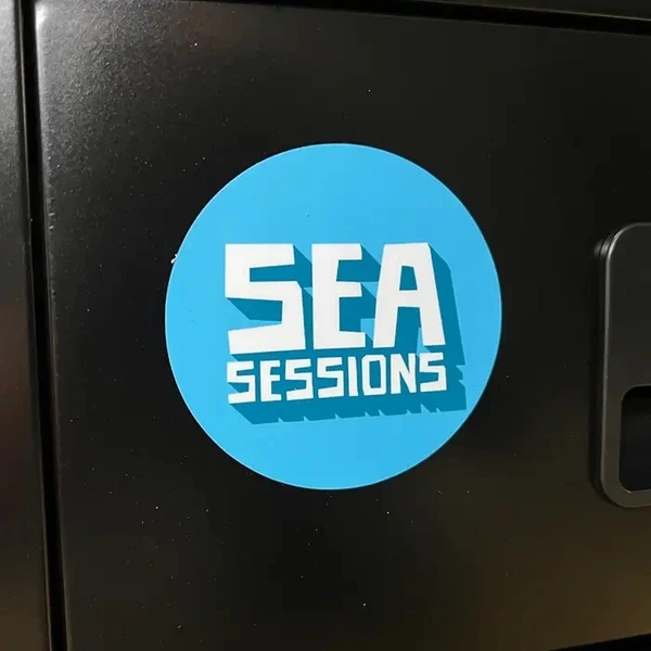  Sea Sessions Logo Vinyl Round Stickers